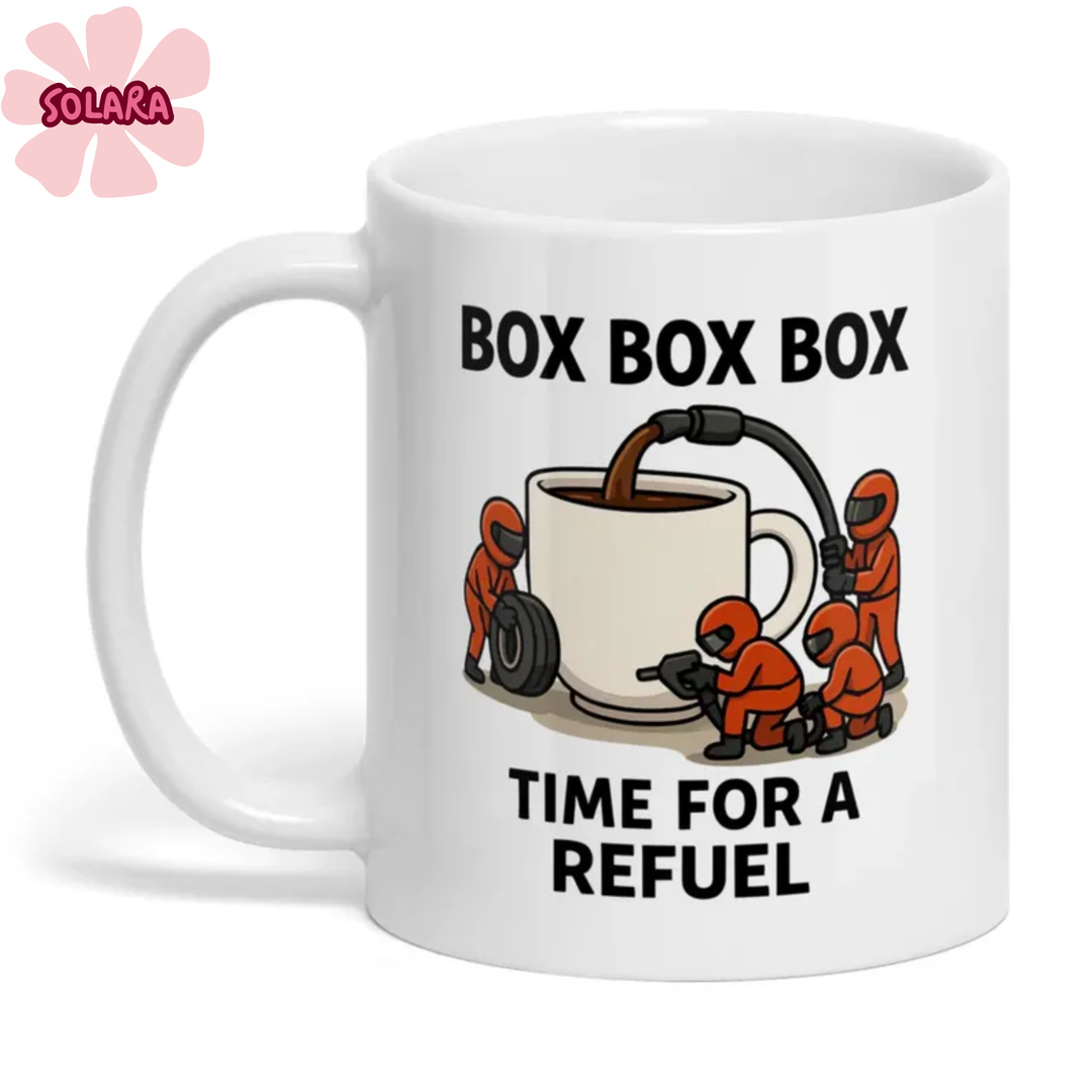 Box Box Box - Funny Racing Meme Mug