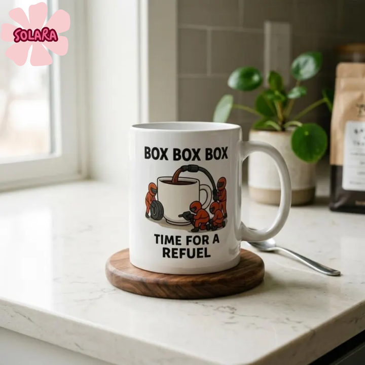 Box Box Box - Funny Racing Meme Mug