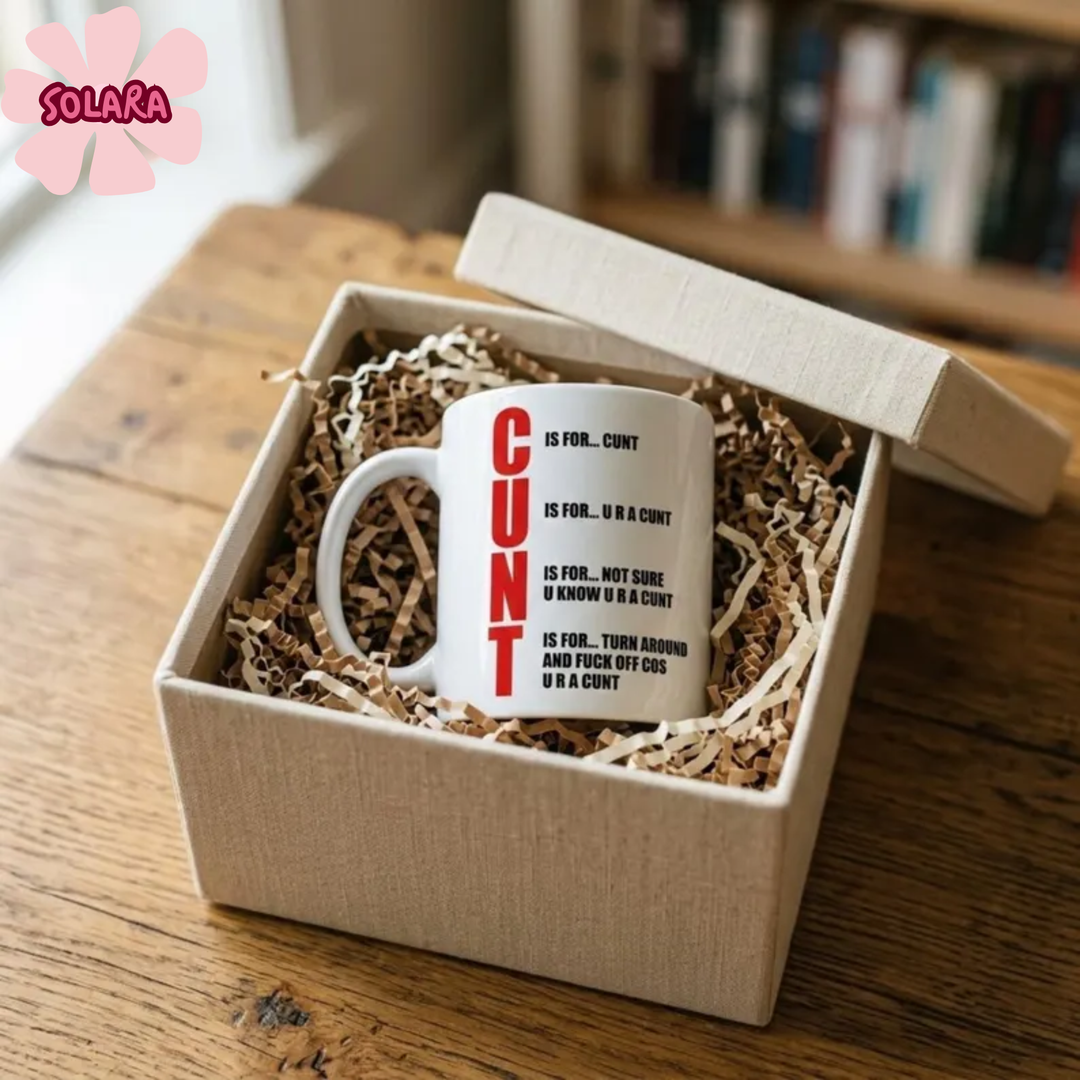 Offensive C is for C**t Mug Workplace Humor Gift