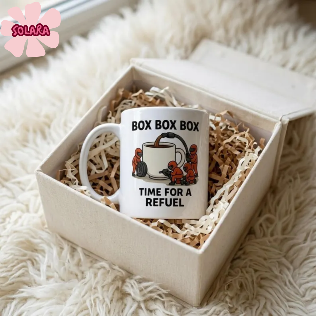 Box Box Box - Funny Racing Meme Mug